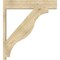 Ekena Millwork Funston Block Rough Sawn Outlooker, Douglas Fir, 8"W x 38"D x 42"H OUT08X38X42FST05RDF - alternate 2